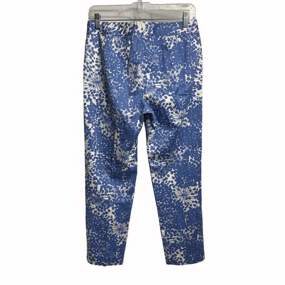 Boden Blue and White Casual Pants Sz 4 (2363) - Picture 2 of 4